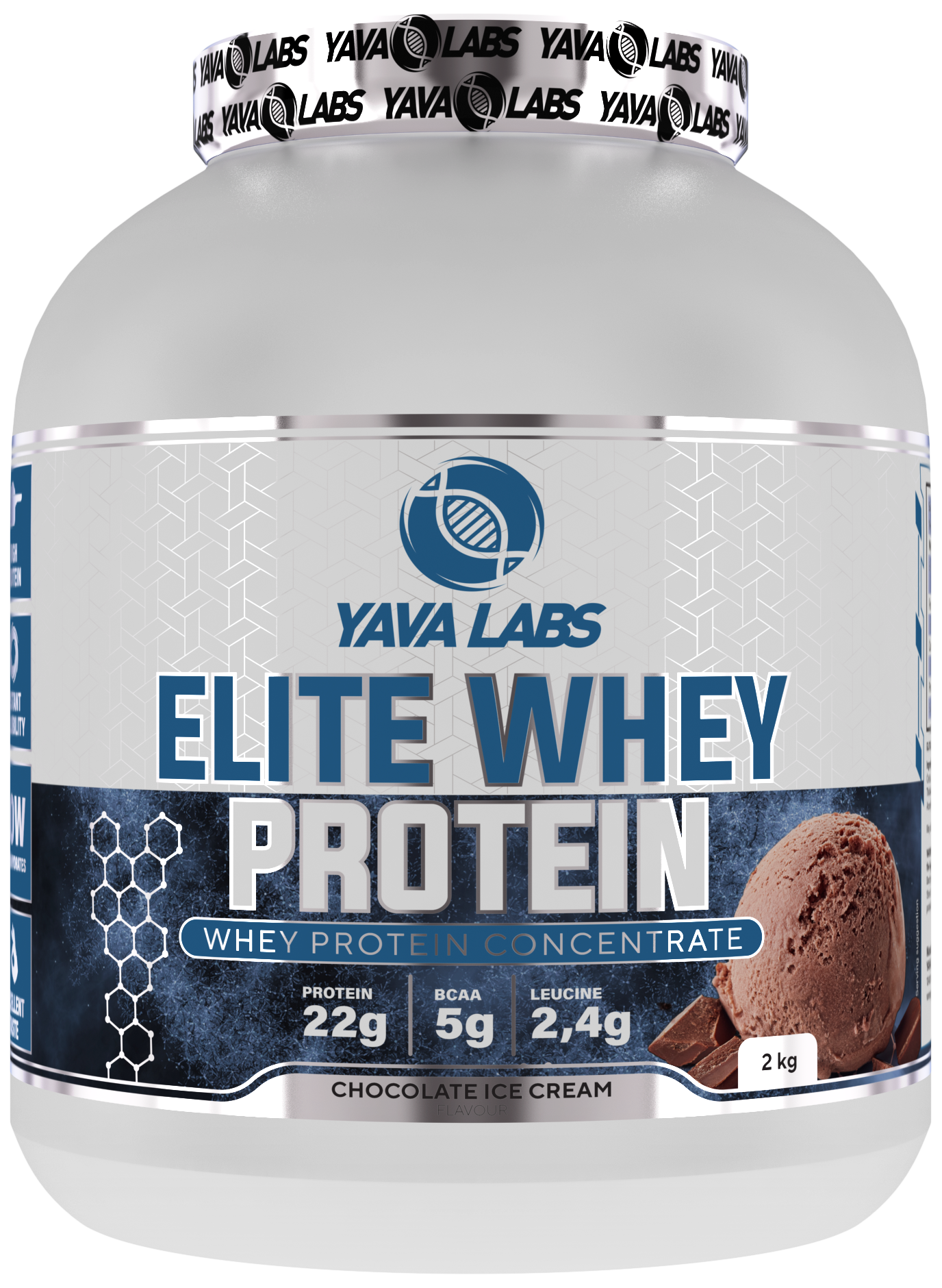 Elite Whey Protein 2 kg Yava Labs/ Białko Serwatkowe - obrazek 2
