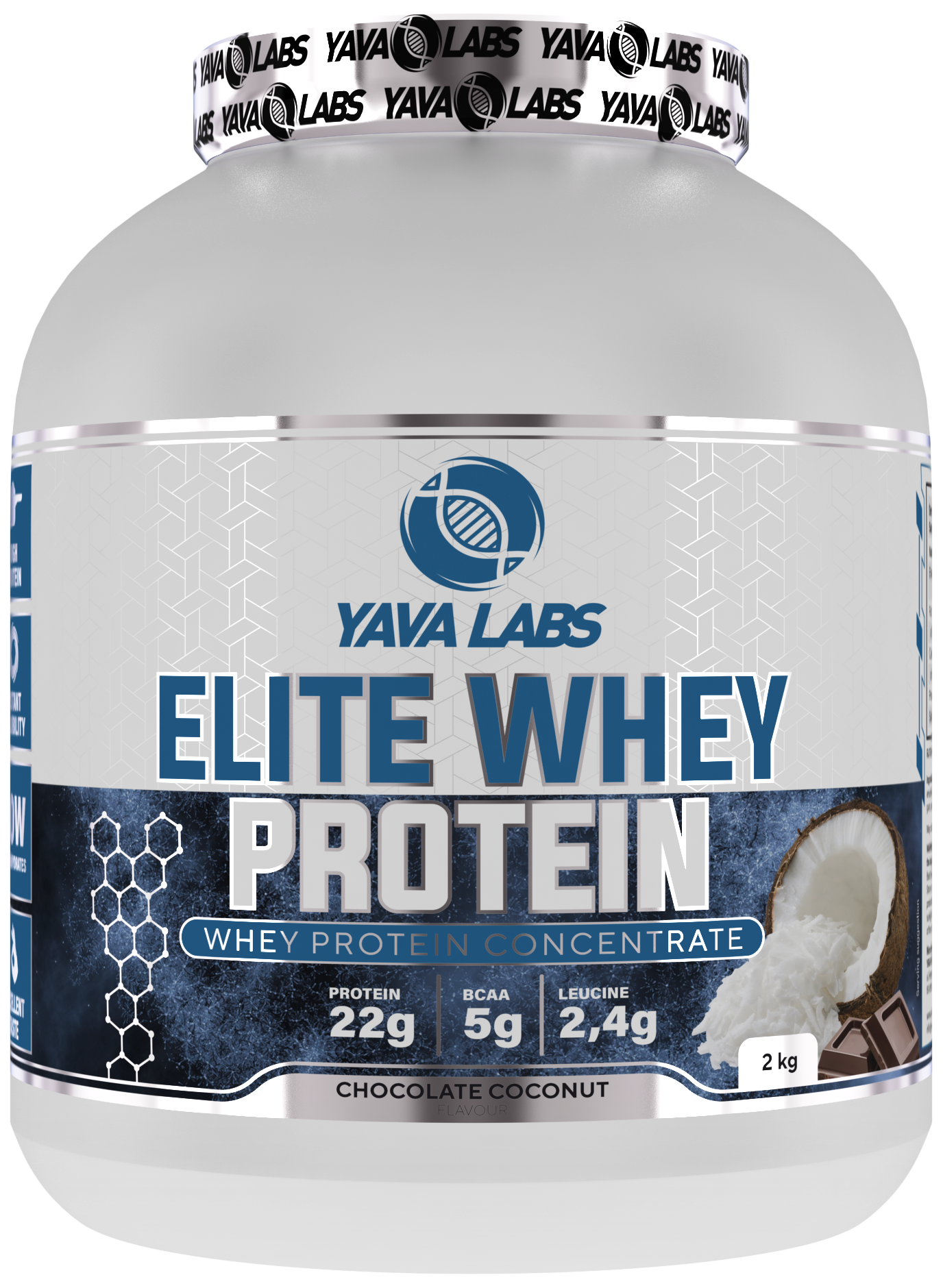 Elite Whey Protein 2 kg Yava Labs/ Białko Serwatkowe - obrazek 4
