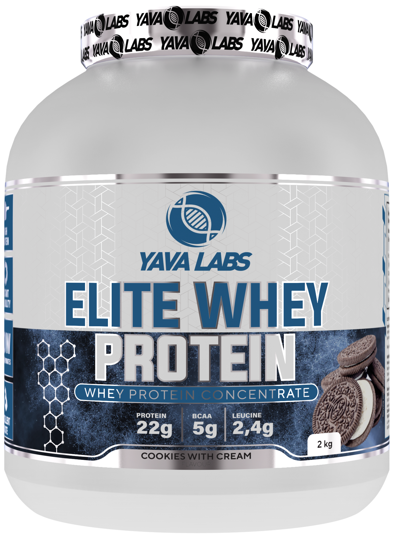 Elite Whey Protein 2 kg Yava Labs/ Białko Serwatkowe - obrazek 5