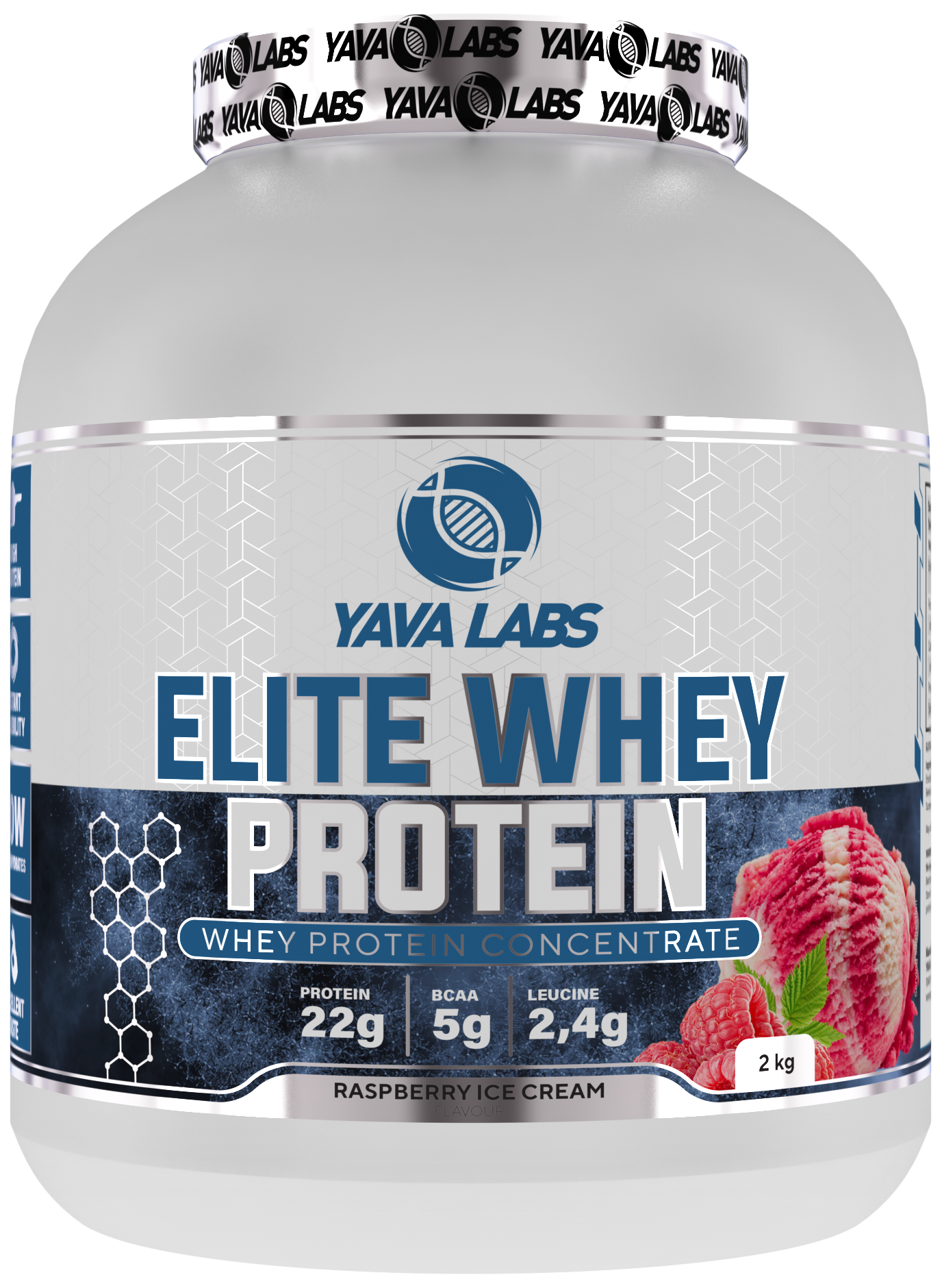 Elite Whey Protein 2 kg Yava Labs/ Białko Serwatkowe - obrazek 8
