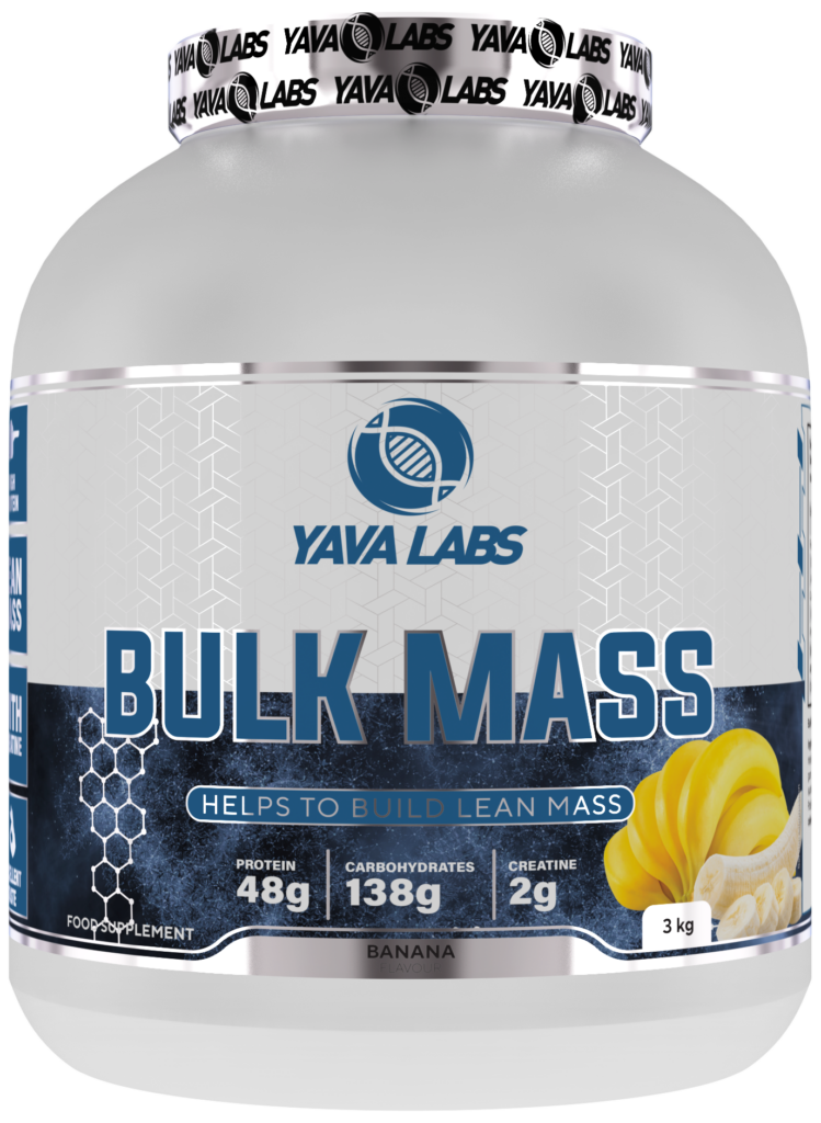 Yava Labs Bulk Mass o smaku bananowym, 3 kg