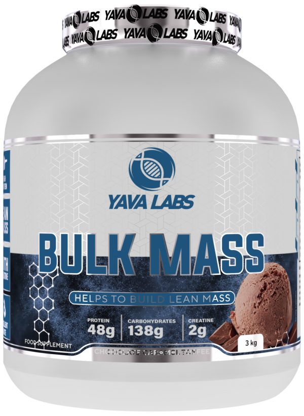 Gainer dla sportowców Bulk Mass Yava Labs 3kg - obrazek 2