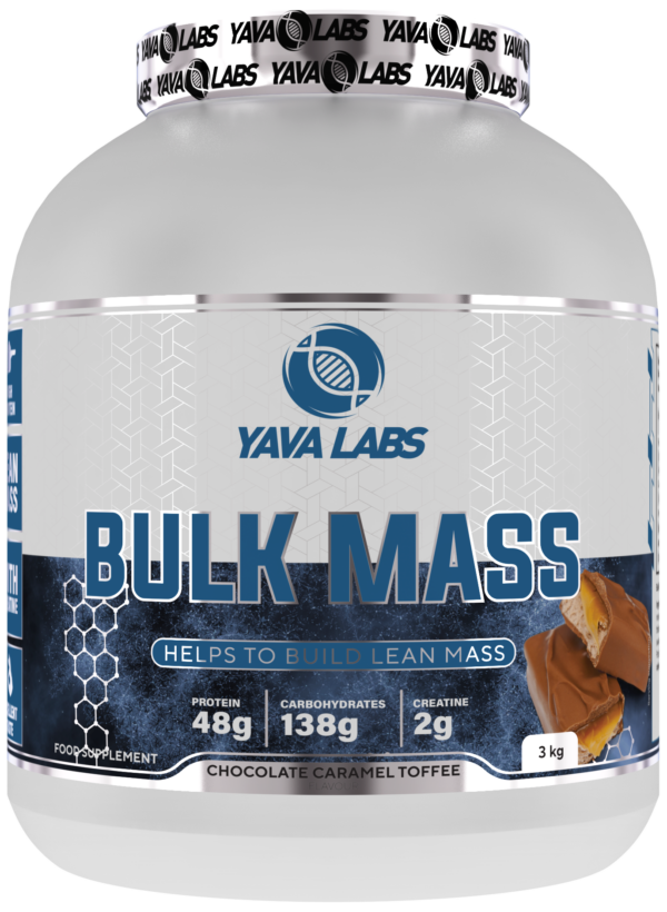 Gainer dla sportowców Bulk Mass Yava Labs 3kg - obrazek 3