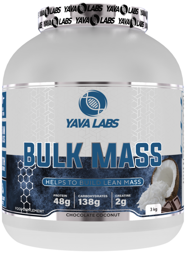 Gainer dla sportowców Bulk Mass Yava Labs 3kg - obrazek 4