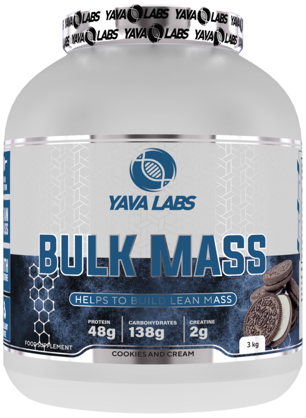 Gainer dla sportowców Bulk Mass Yava Labs 3kg - obrazek 5
