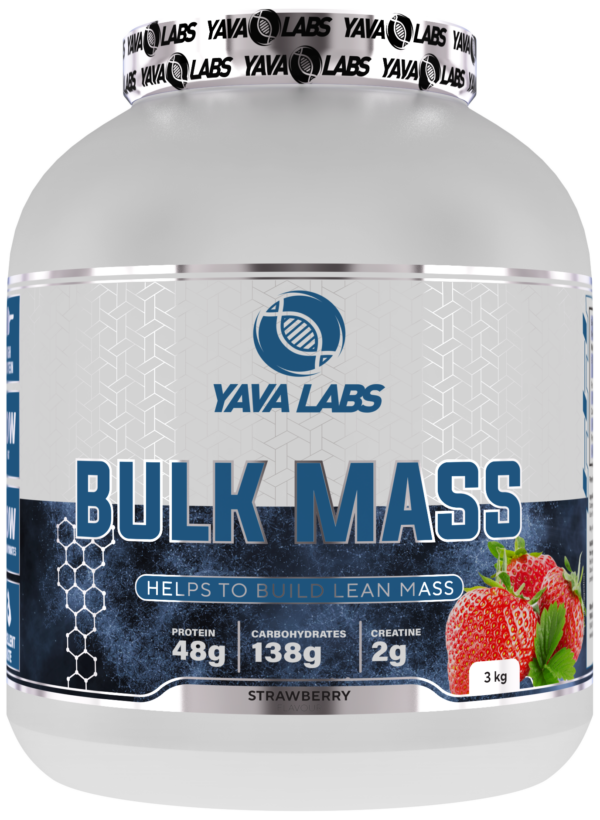 Gainer dla sportowców Bulk Mass Yava Labs 3kg - obrazek 6