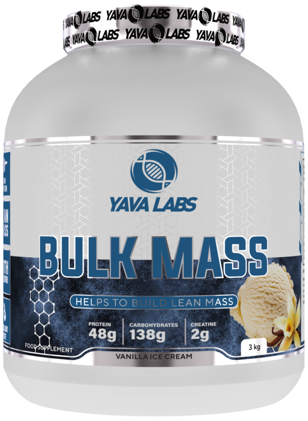 Gainer dla sportowców Bulk Mass Yava Labs 3kg - obrazek 7