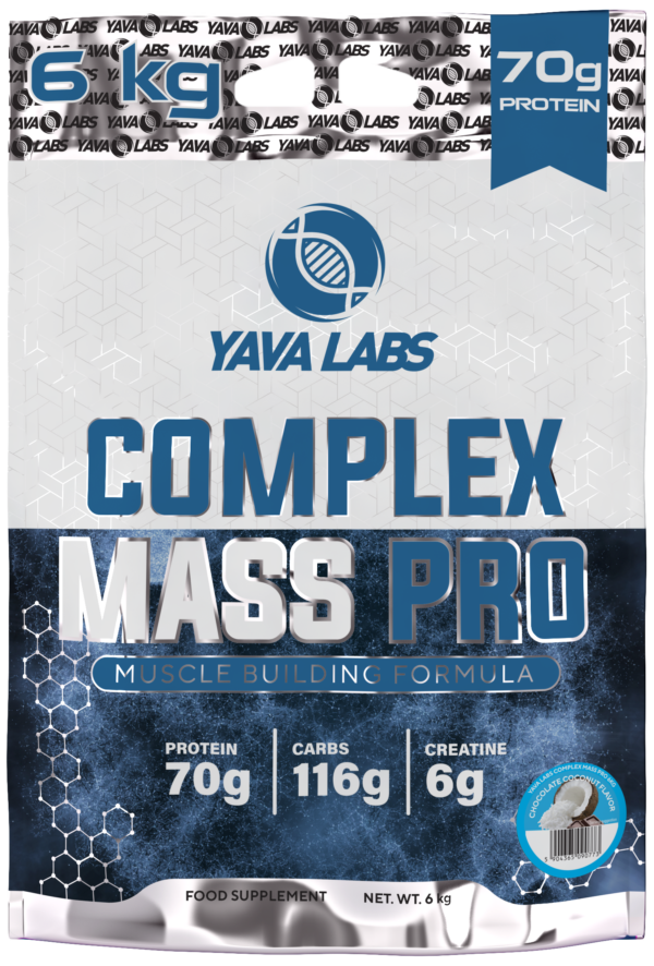 Kompleks Pro Mass 6kg/ Gainer Yava Labs - Gainer dla sportowców - obrazek 4