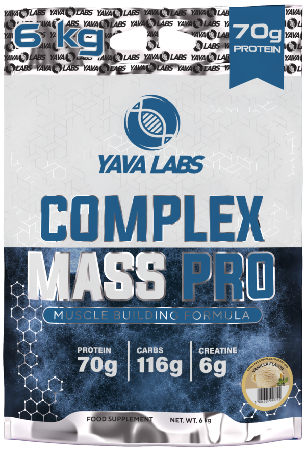 Kompleks Pro Mass 6kg/ Gainer Yava Labs - Gainer dla sportowców - obrazek 6
