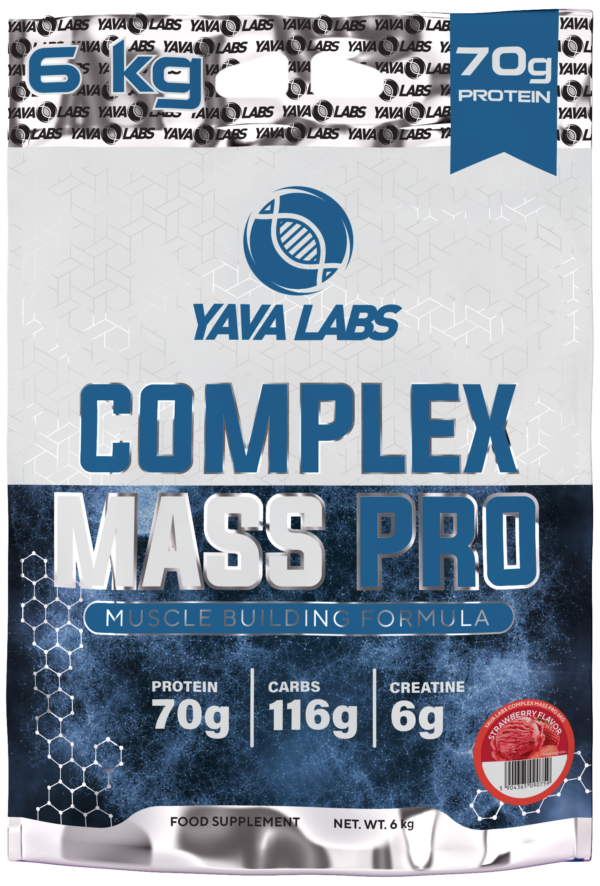 Kompleks Pro Mass 6kg/ Gainer Yava Labs - Gainer dla sportowców - obrazek 7