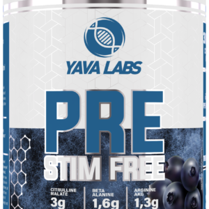 Yava Labs PRE Stim Free o smaku borówkowym, 300g