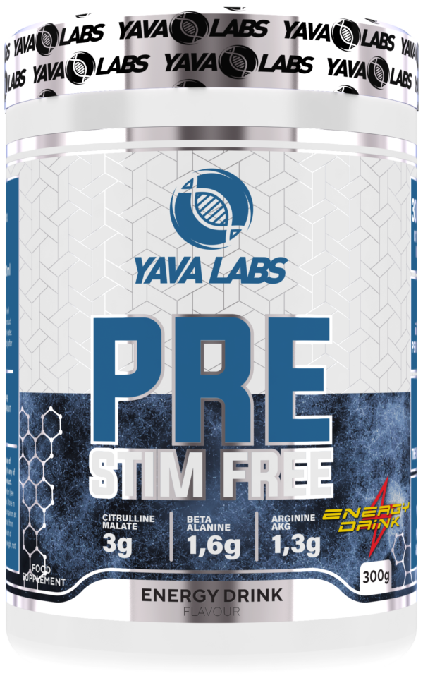 Przedtreningówka Pre Workout Stim Free dla sportowców - Yava Labs 300g - obrazek 2