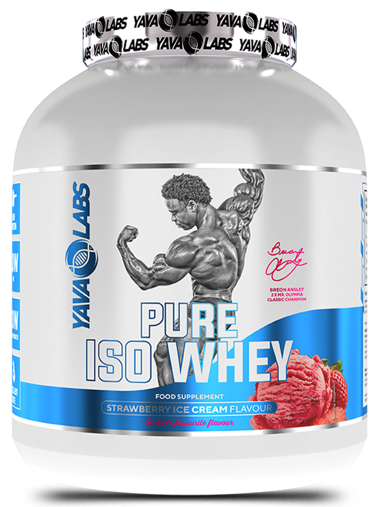 Yava Labs Pure ISO Whey o smaku Strawberry Ice Cream z Breonem Ansleyem