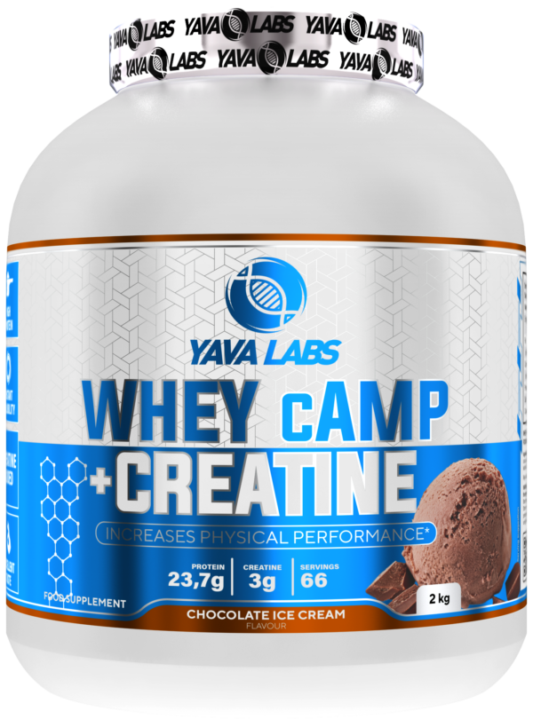 Yava Labs Whey cAMP + creatine Białko proteina z kreatyna dla sportowców 2 kg - obrazek 3