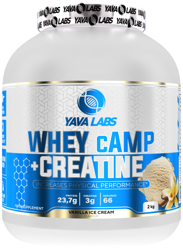 Yava Labs Whey cAMP + creatine Białko proteina z kreatyna dla sportowców 2 kg - obrazek 6