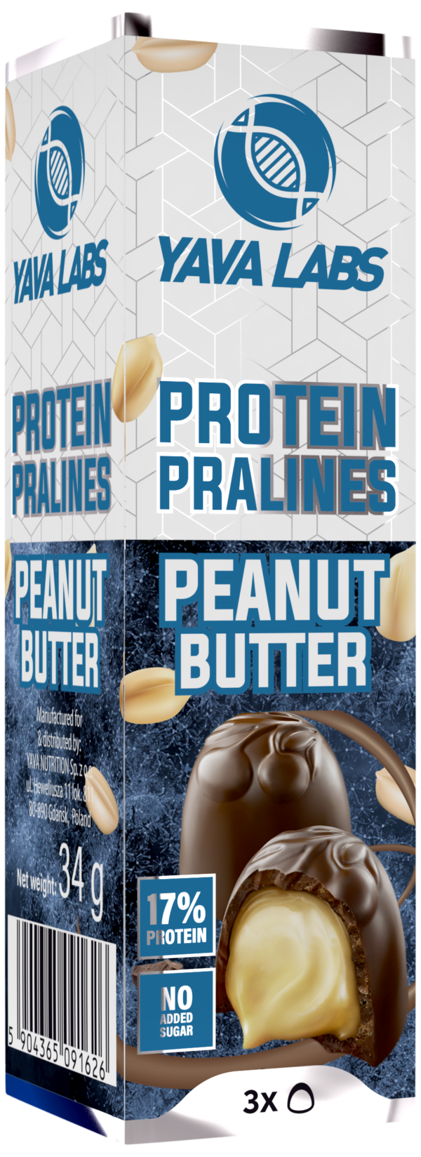 Yava Labs Peanut Butter Protein Praline Proteinowe Praliny
