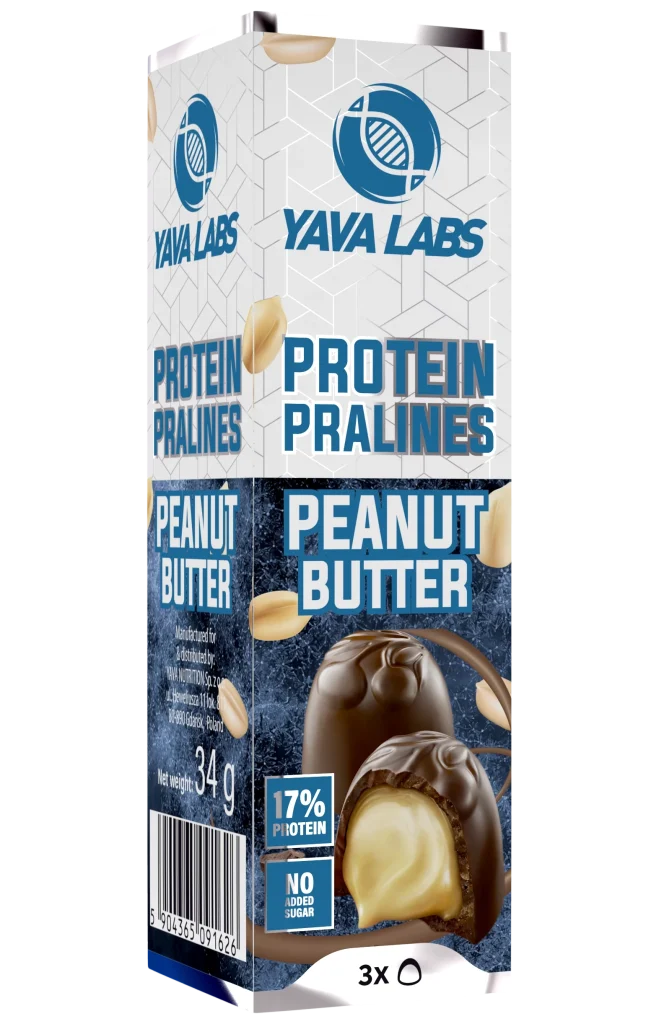 Praliny proteinowe Yava Labs o smaku Peanut Butter, 34 g
