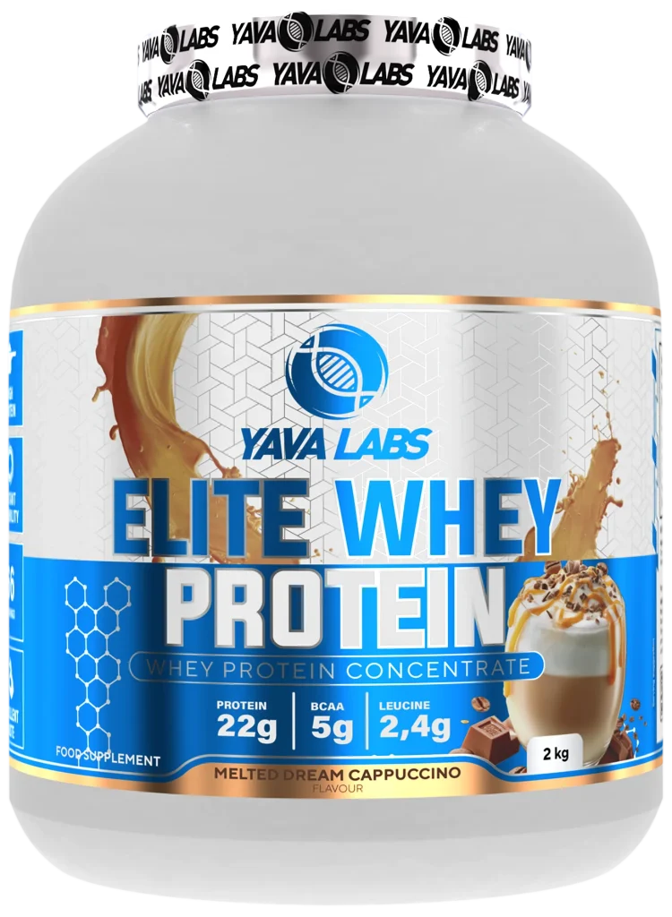 Yava Labs Elite Whey Protein o smaku kremowe cappuccino, 2 kg