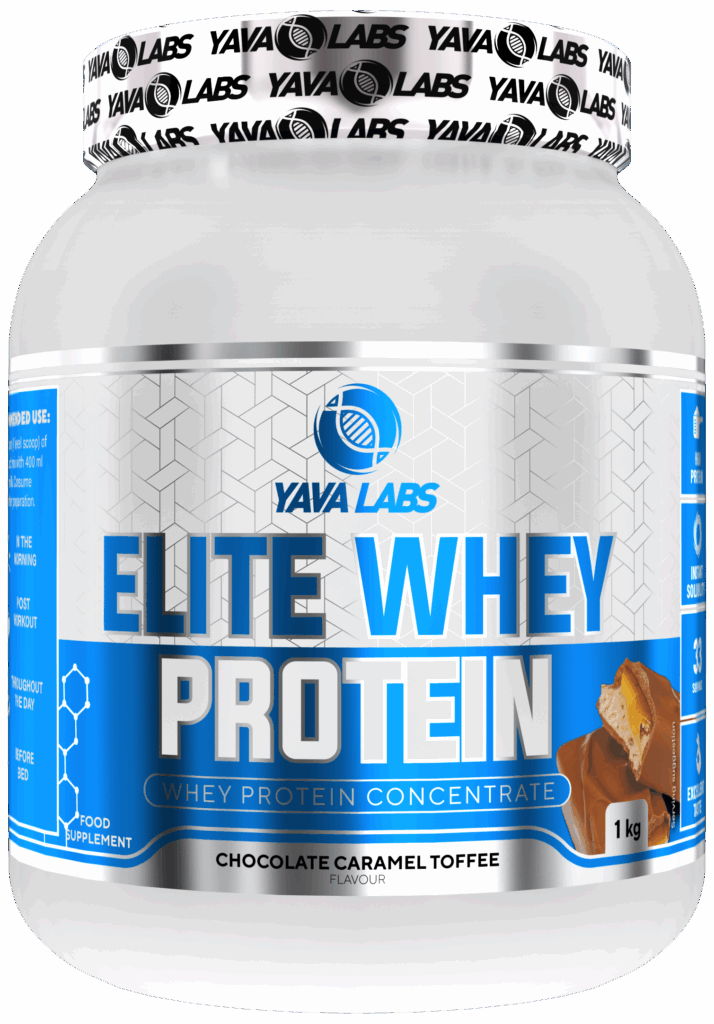 Yava Labs Elite Whey Protein o smaku czekoladowo-karmelowym-toffi, 1 kg