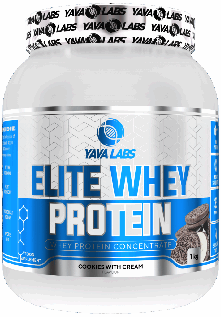 Yava Labs Elite Whey Protein o smaku Cookies with Cream, 1 kg