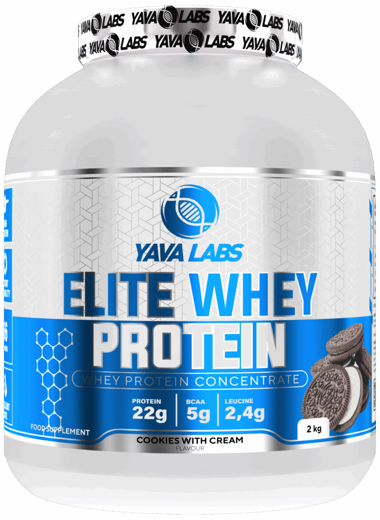 Yava Labs Elite Whey Protein o smaku ciasteczek z kremem, 2 kg