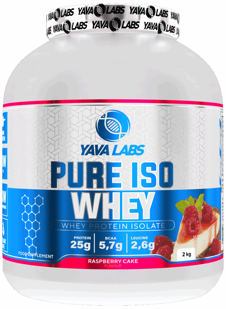 Yava Labs Pure ISO Whey o smaku Raspberry Cake, 2 kg
