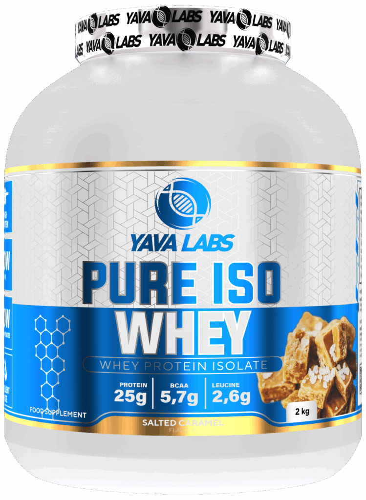 Yava Labs Pure Iso Whey o smaku solony karmel, 2 kg