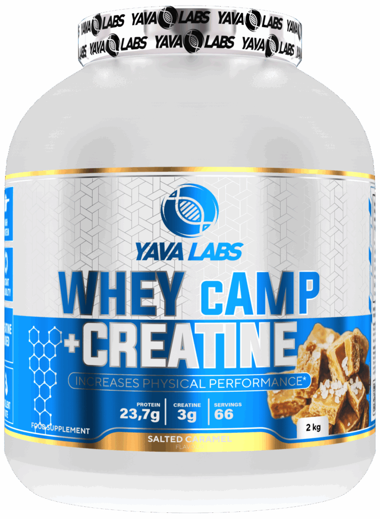 Yava Labs Whey Camp + Creatine o smaku Salted Caramel, 2 kg