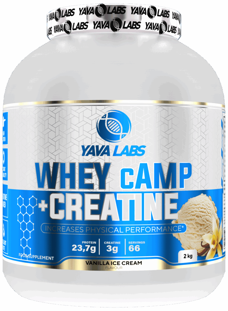 Yava Labs Whey cAMP + Creatine o smaku lodów waniliowych, 2 kg
