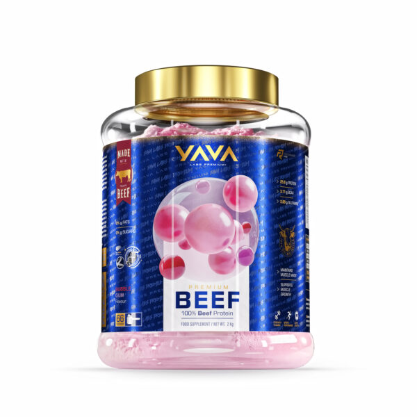 Premium Beef Protein 2kg - Guma balonowa