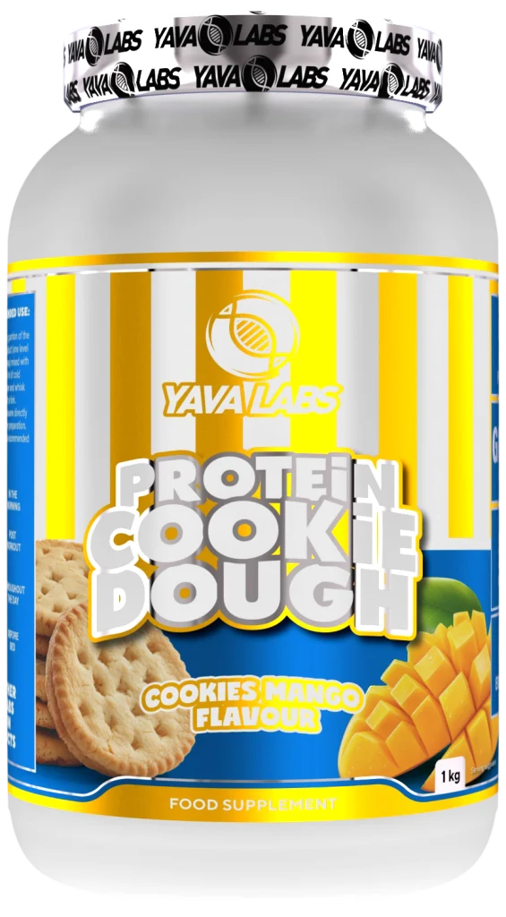 Yava Labs Protein Cookie Dough o smaku ciasteczkowym z mango, 1 kg
