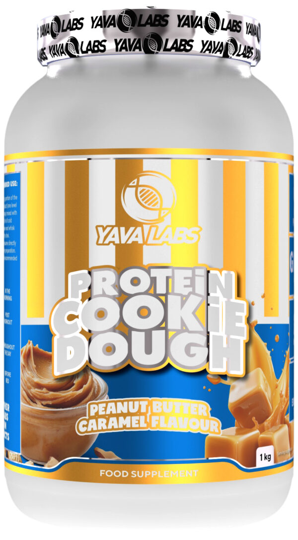 Protein Cookie Dough 1kg - masło orzechowe - karmel