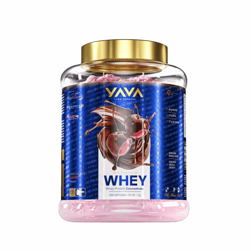 YAVA Premium WHEY o smaku czekolada-wiśnia, 2 kg
