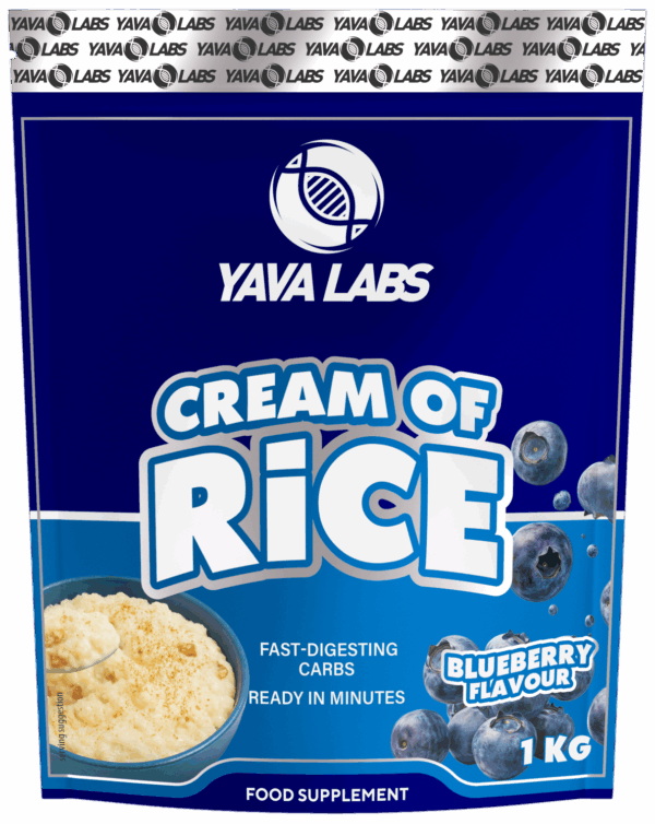 Cream Of Rice 1kg kleik ryżowy dla sportowców o smaku jagodowym węglowodany dla aktywnych