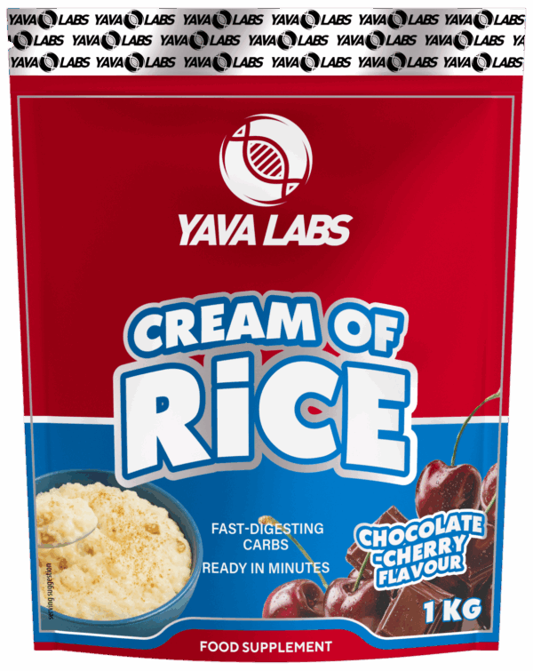 Cream Of Rice 1kg kleik ryżowy dla sportowców o smaku wiśniowym węglowodany dla aktywnych