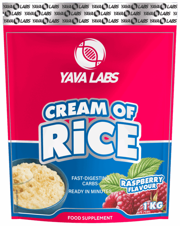 Cream Of Rice 1kg kleik ryżowy dla sportowców o smaku malinowym węglowodany dla aktywnych