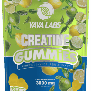 Kreatyna creatine monohydrate w żelkach o smaku cytryny masa siła dla sportowców Yava labs 240g