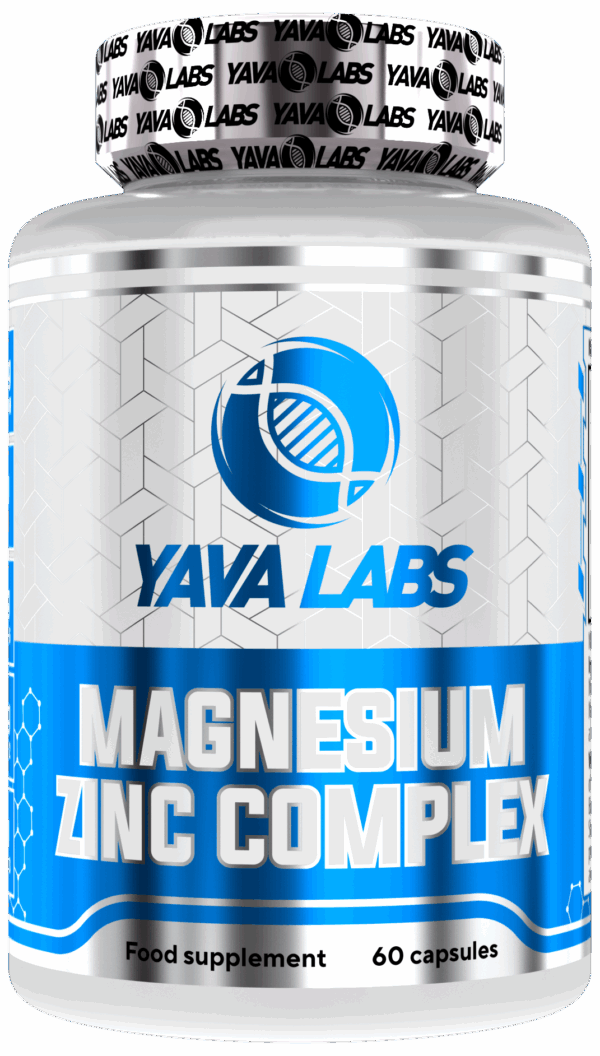 YAVA LABS Magnez Cynk Kompleks Witamina B6 D3 K2 60 kapsułek