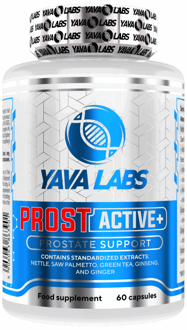 Yava Labs PROST Active+ – Suplement diety dla mężczyzn | Ochrona prostaty, energia, odporność