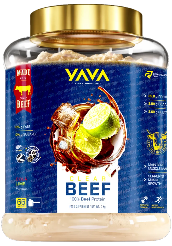Yava Labs Premium Beef o smaku coli limonki, 2 kg