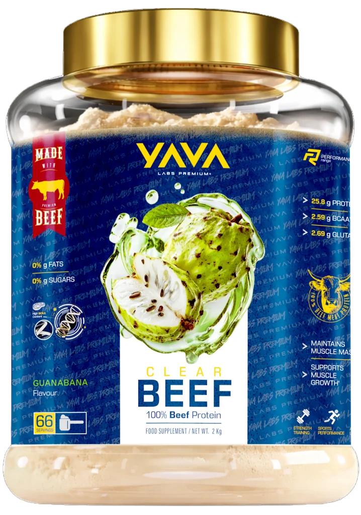 Yava Labs Premium Beef o smaku guanabana, 2 kg