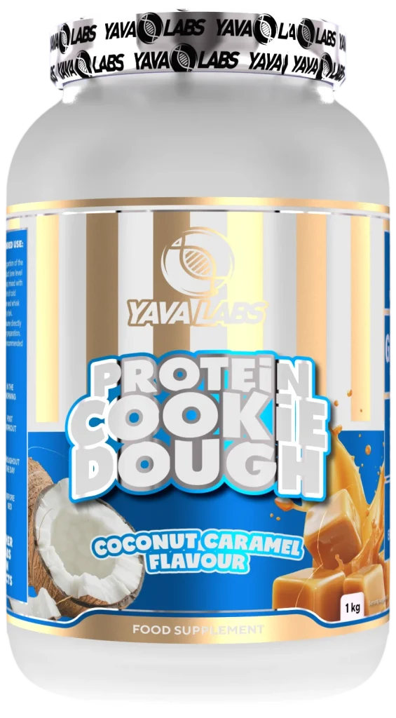 Yava Labs Protein Cookie Dough o smaku kokosowo-karmelowym, 1 kg