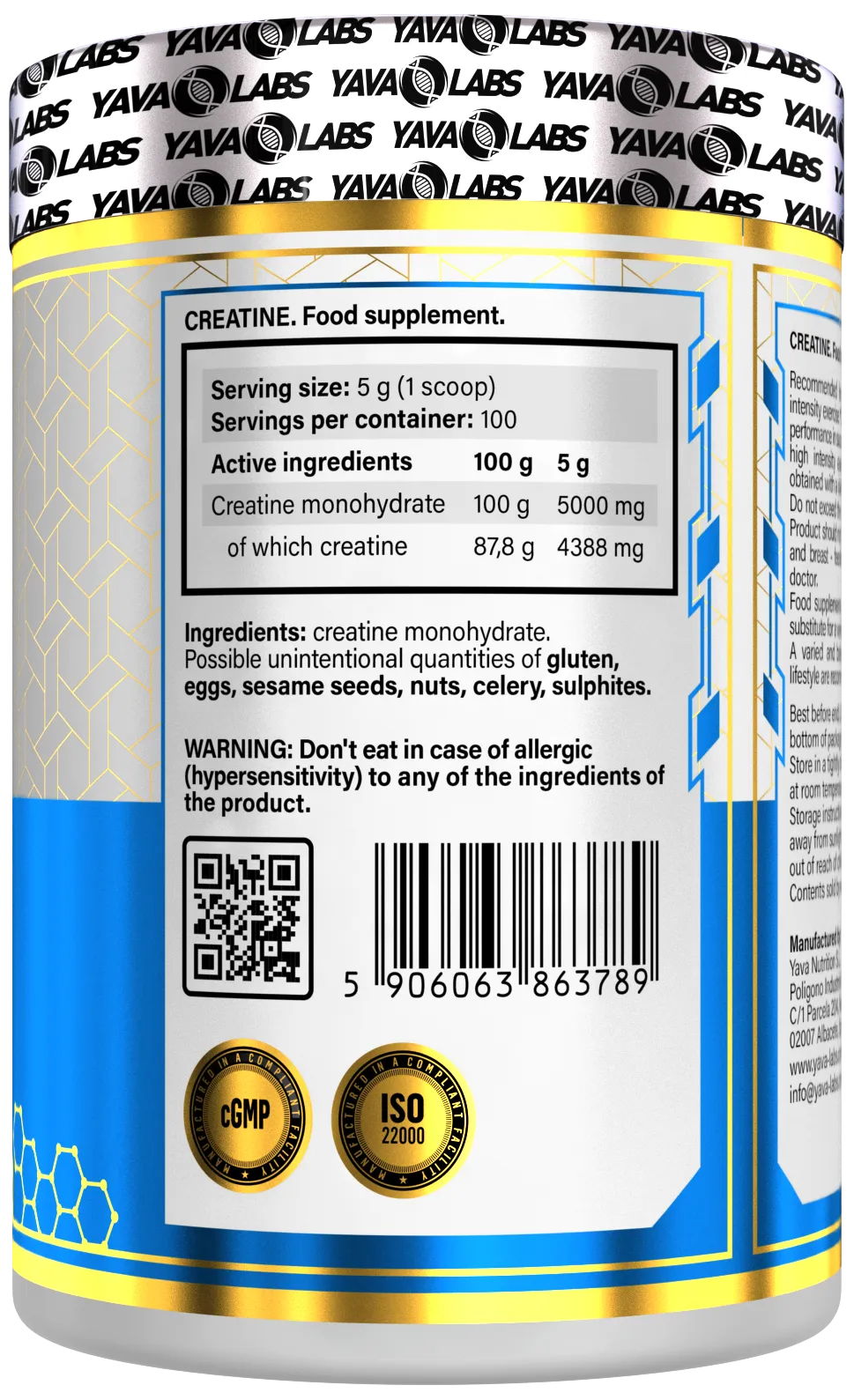 Kreatyna Creatine Pure 500 g - obrazek 2